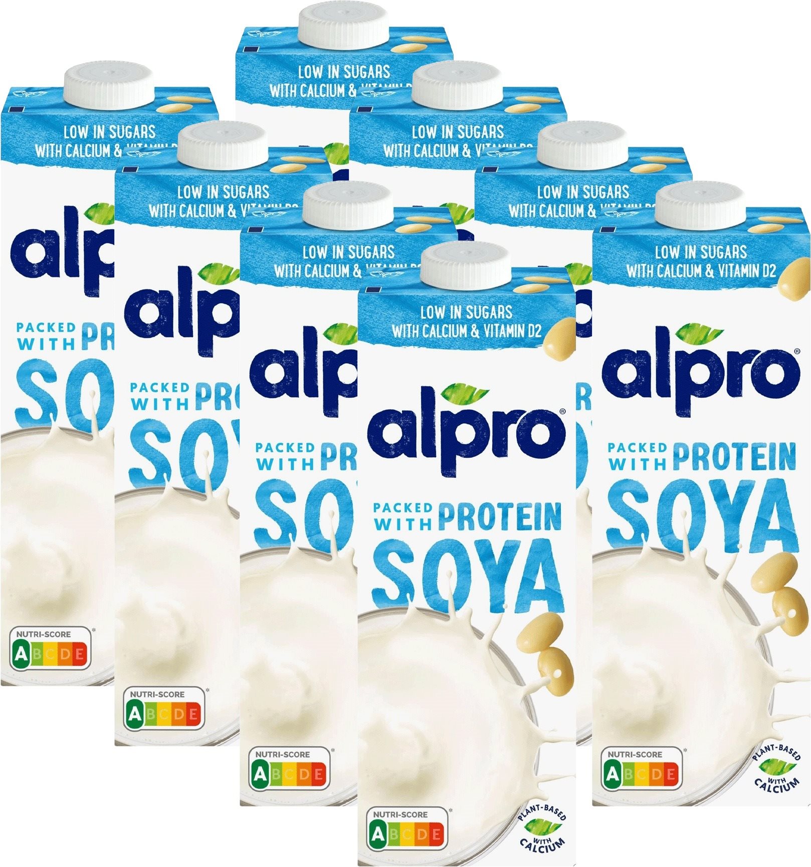 Alpro Sójový nápoj 8× 1 l Rastlinný nápoj