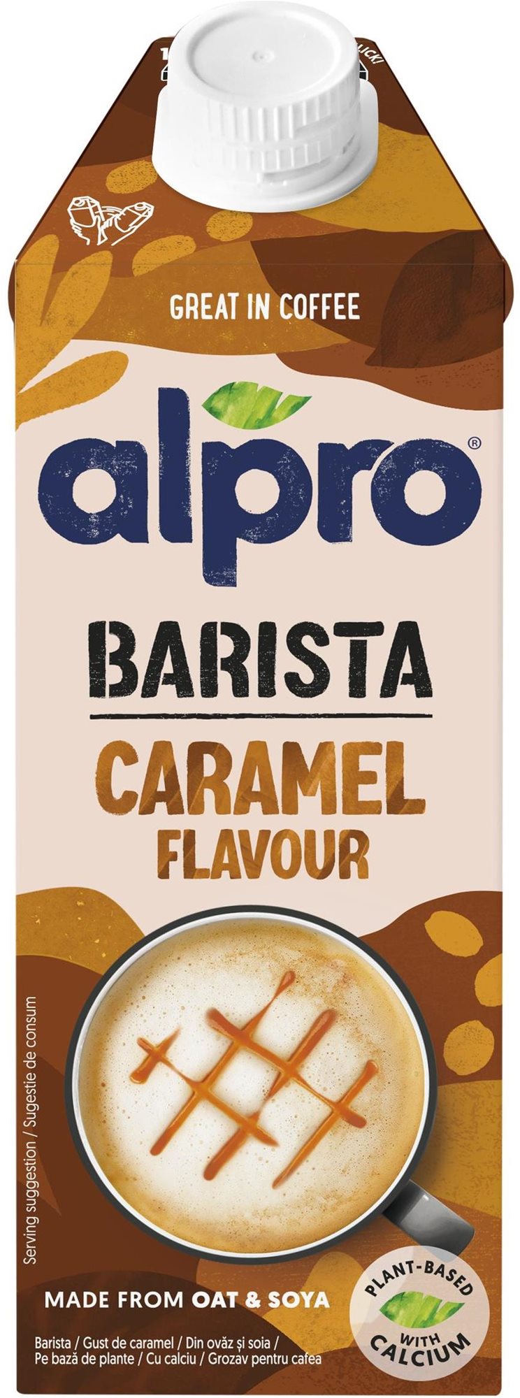 Alpro Barista zab-szójaital karamell ízzel 750 ml Növény-alapú ital