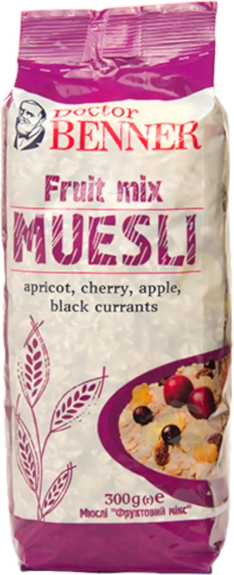 Doktor Benner Müsli ovocná zmes – 300 g Müsli