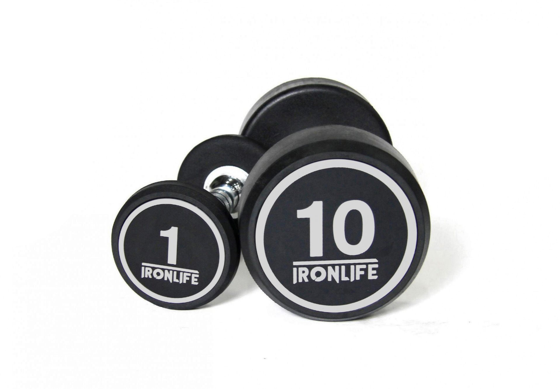 IRONLIFE 1-10 kg (10 párů, stoupání po 1 kg) Sada činek