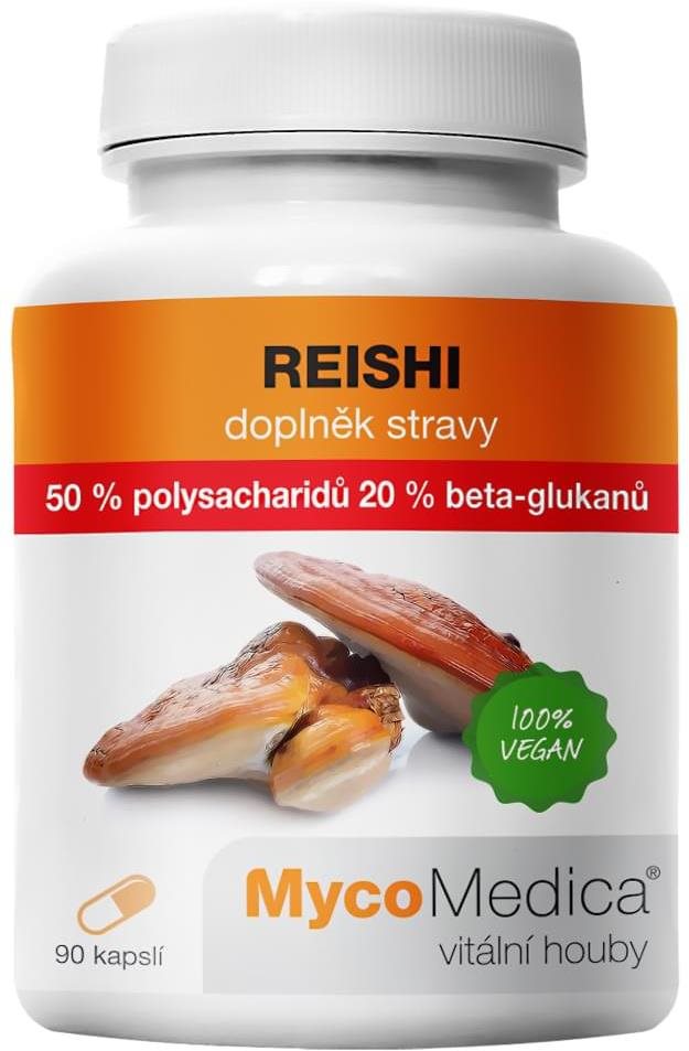 Mycomedica Reishi 50 % 90 kapslí Doplněk stravy