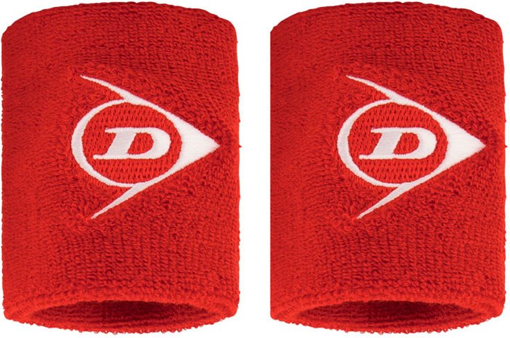 DUNLOP Wristband 7 cm červené Potítko