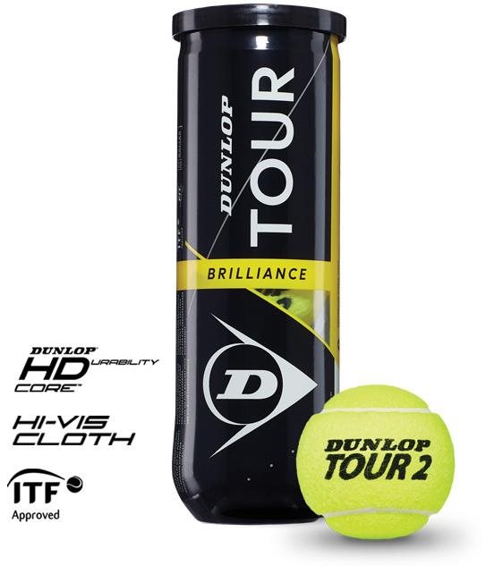Dunlop Tour Brilliance 3PET Teniszlabda