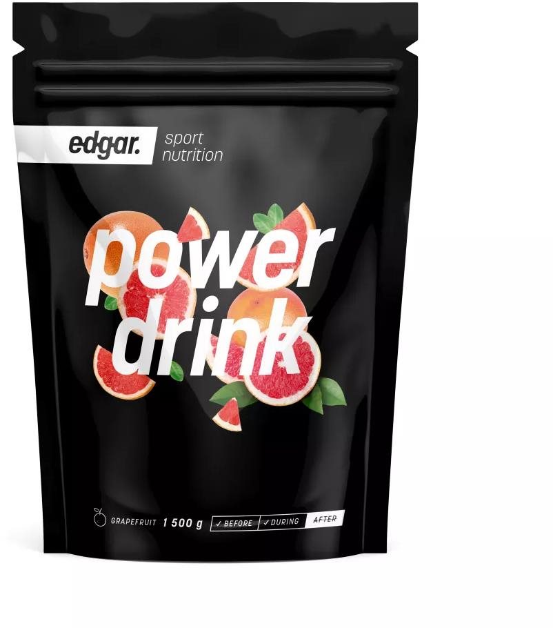 Edgar Powerdrink 600 g, grep Energetický nápoj