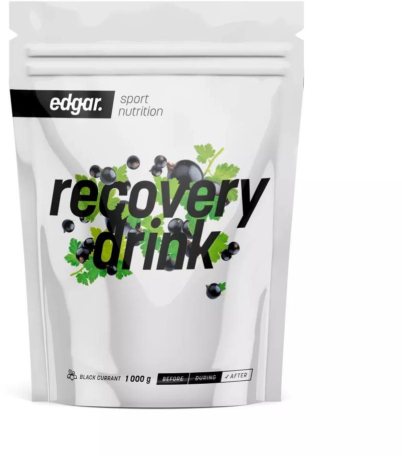 Edgar Recovery Drink 500 g, černý rybíz Energetický nápoj