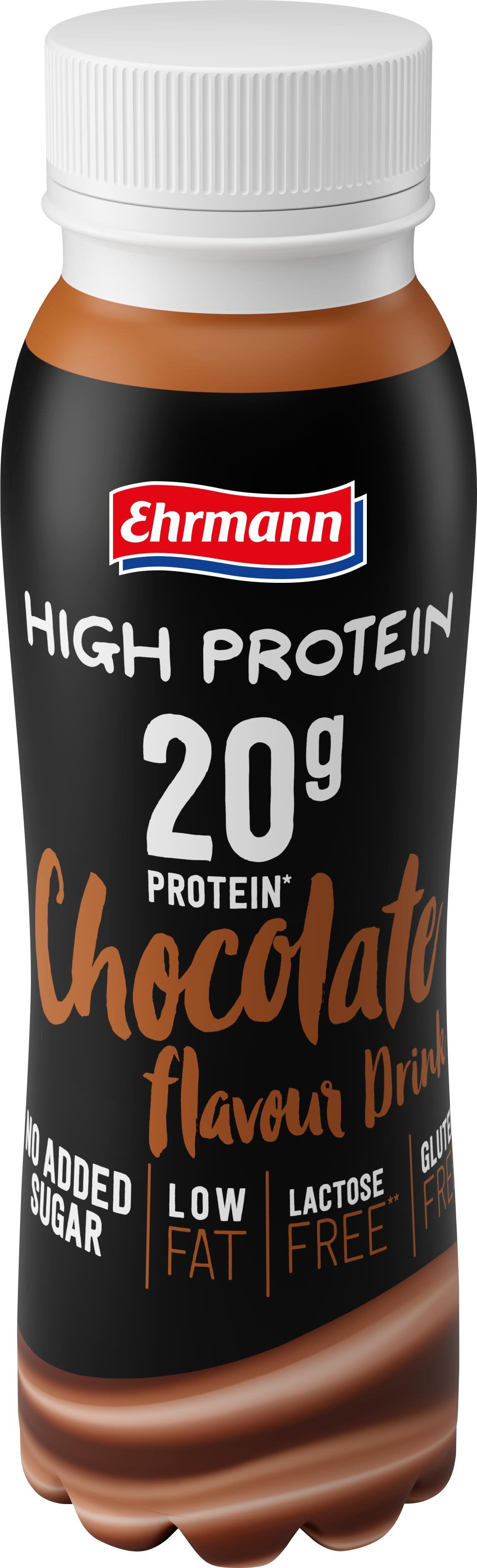 Ehrmann High Protein Shot Čokoláda 250 ml Proteínový nápoj