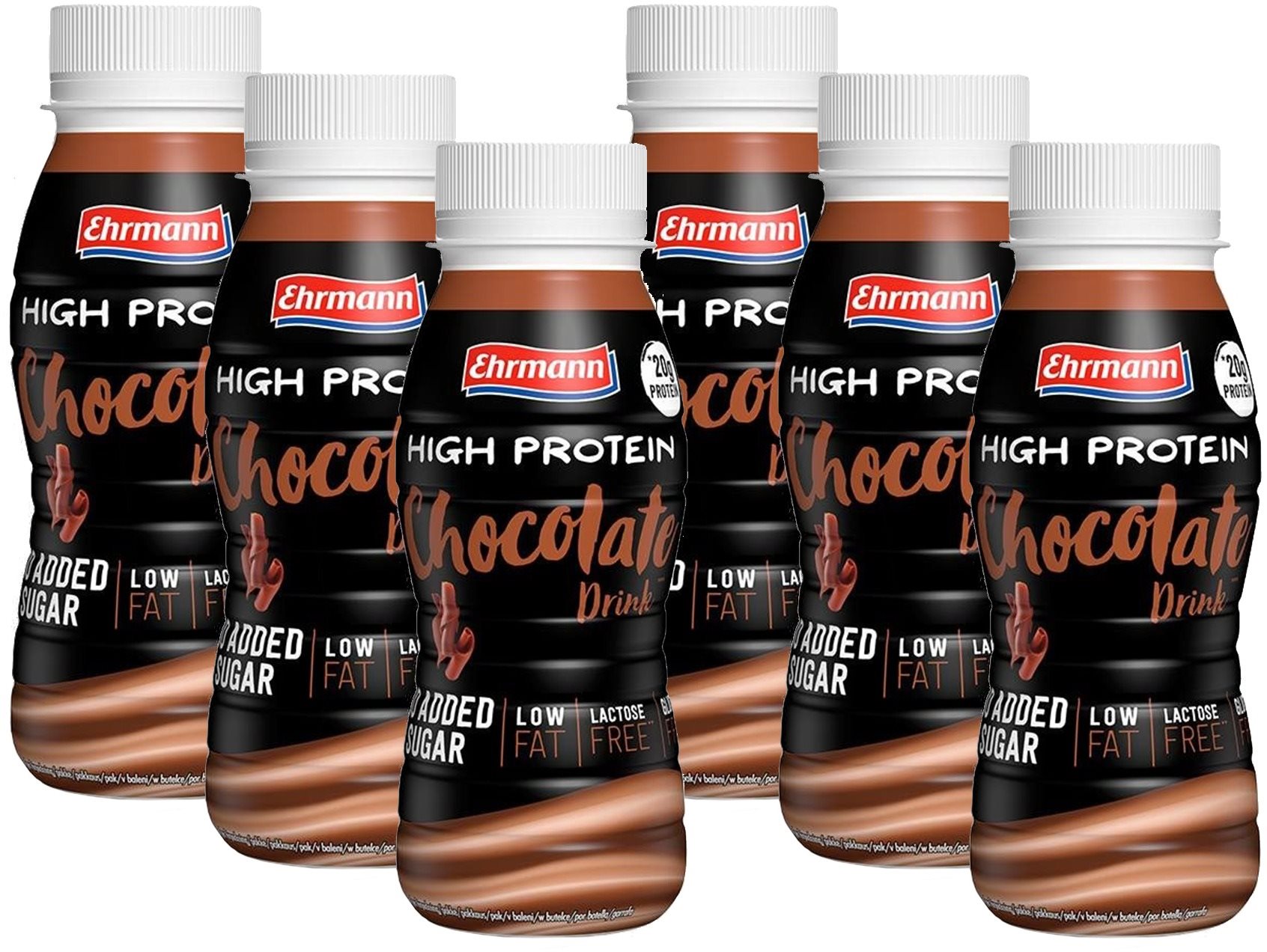 Ehrmann High Protein Drink 6 x 250ml, choco Proteínový nápoj