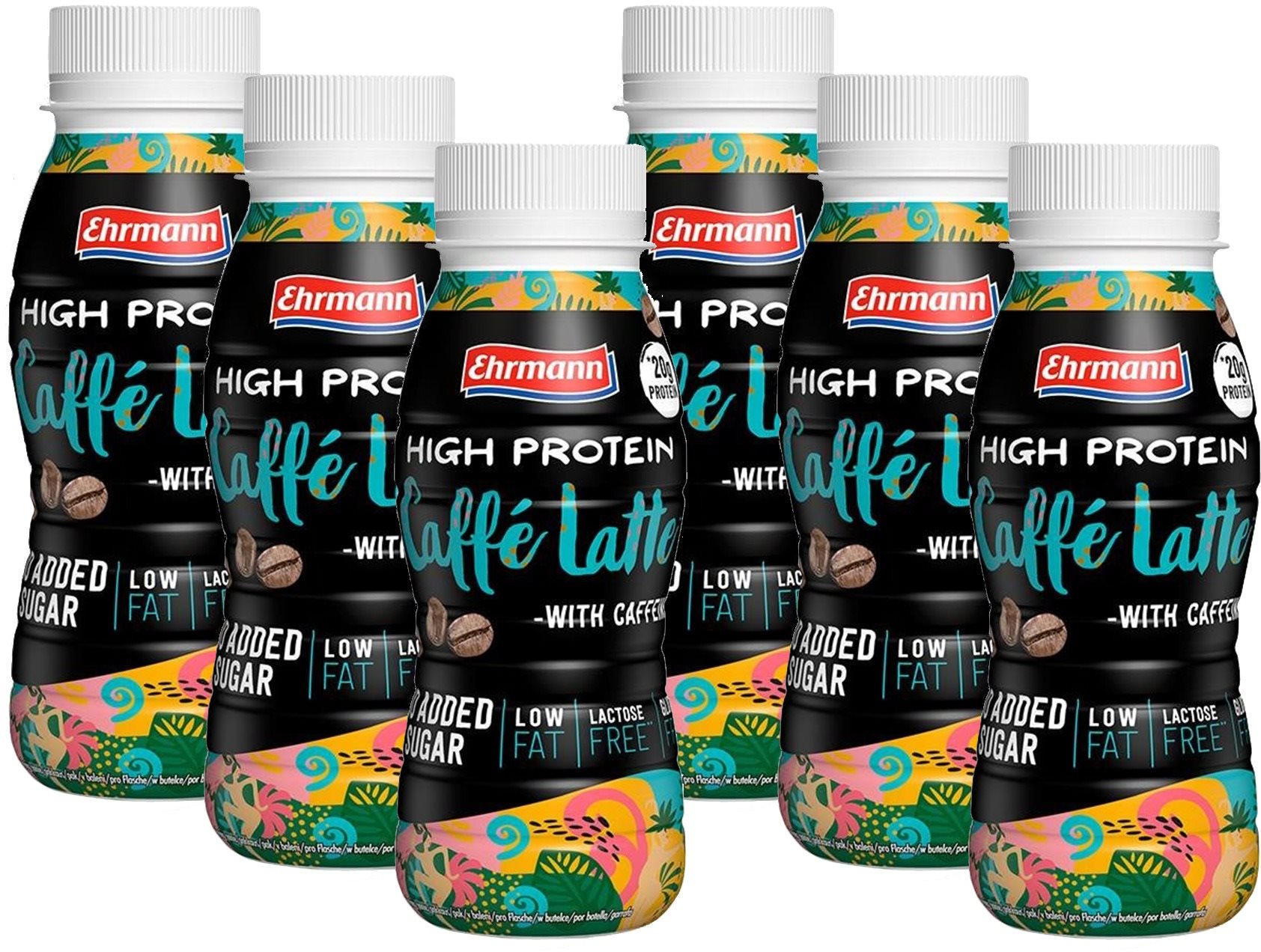 Ehrmann High Protein Drink 6 x 250ml, caffé latte Proteínový nápoj