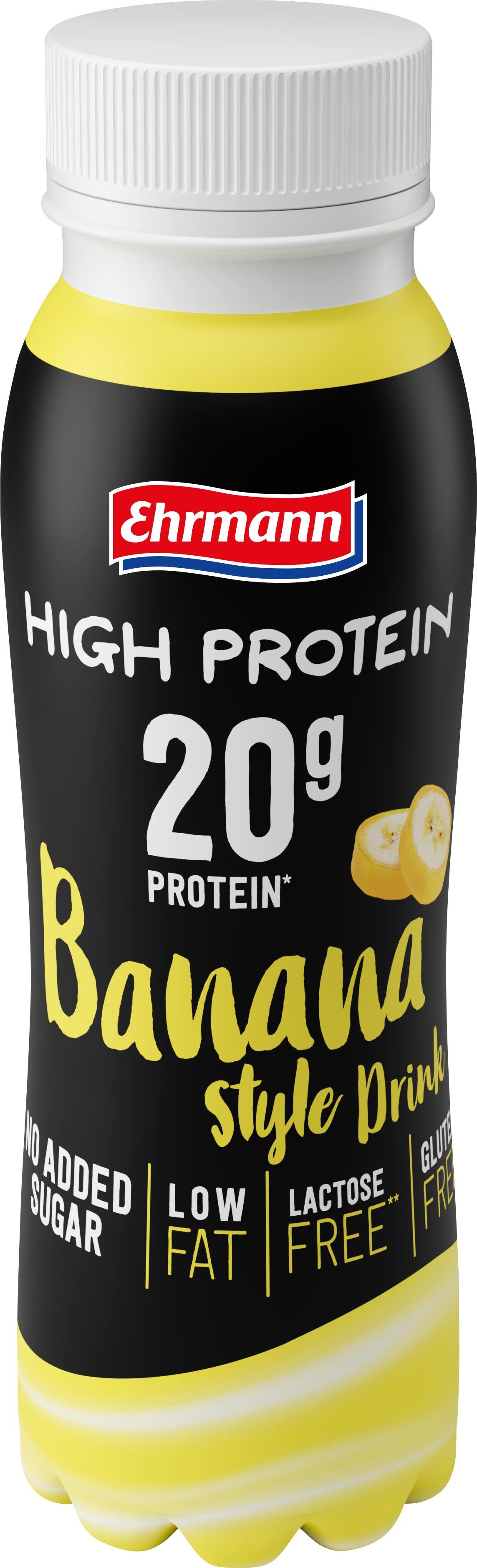 Ehrmann High Protein Shot Banán 250 ml Proteínový nápoj