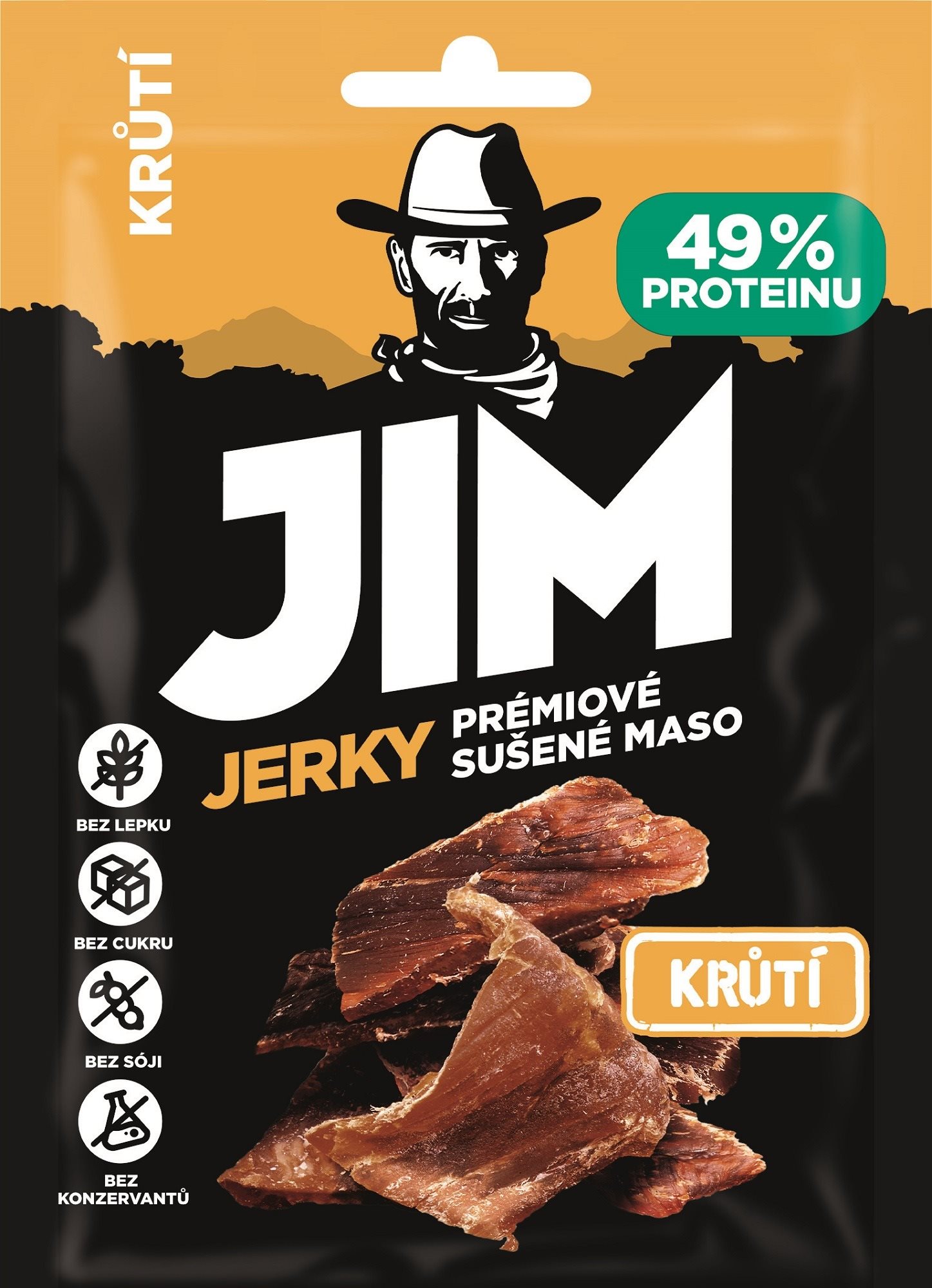 JIM JERKY morčacie 23 g Sušené mäso