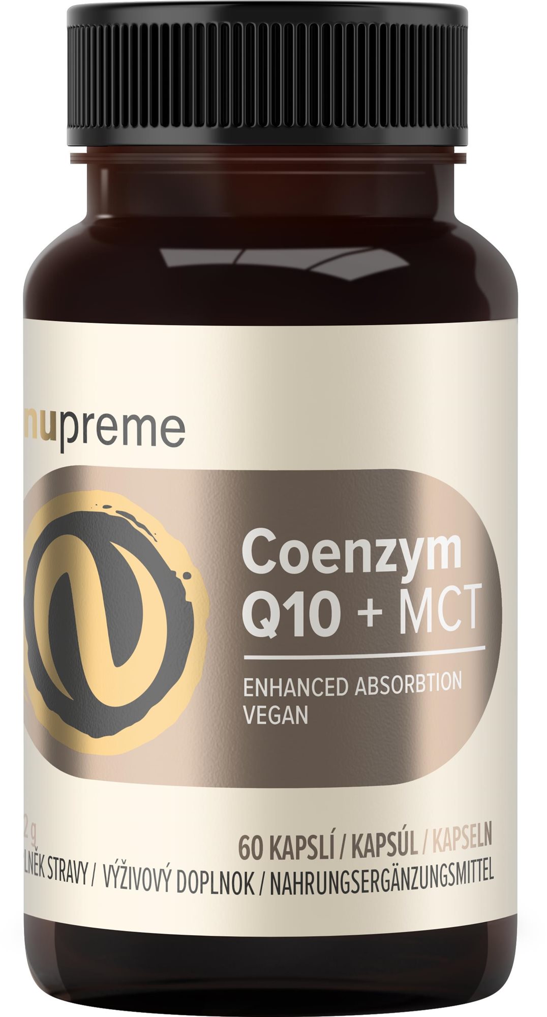 Nupreme Coenzym Q10 + MCT 60 kapslí Koenzym Q10