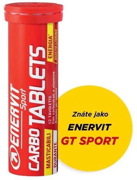 Enervit Carbo Tablets (12 tablet) citron Energetické tablety