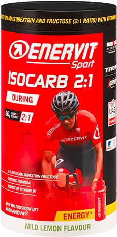 Enervit Isocarb 2 : 1 (650 g) citrón Energetický nápoj