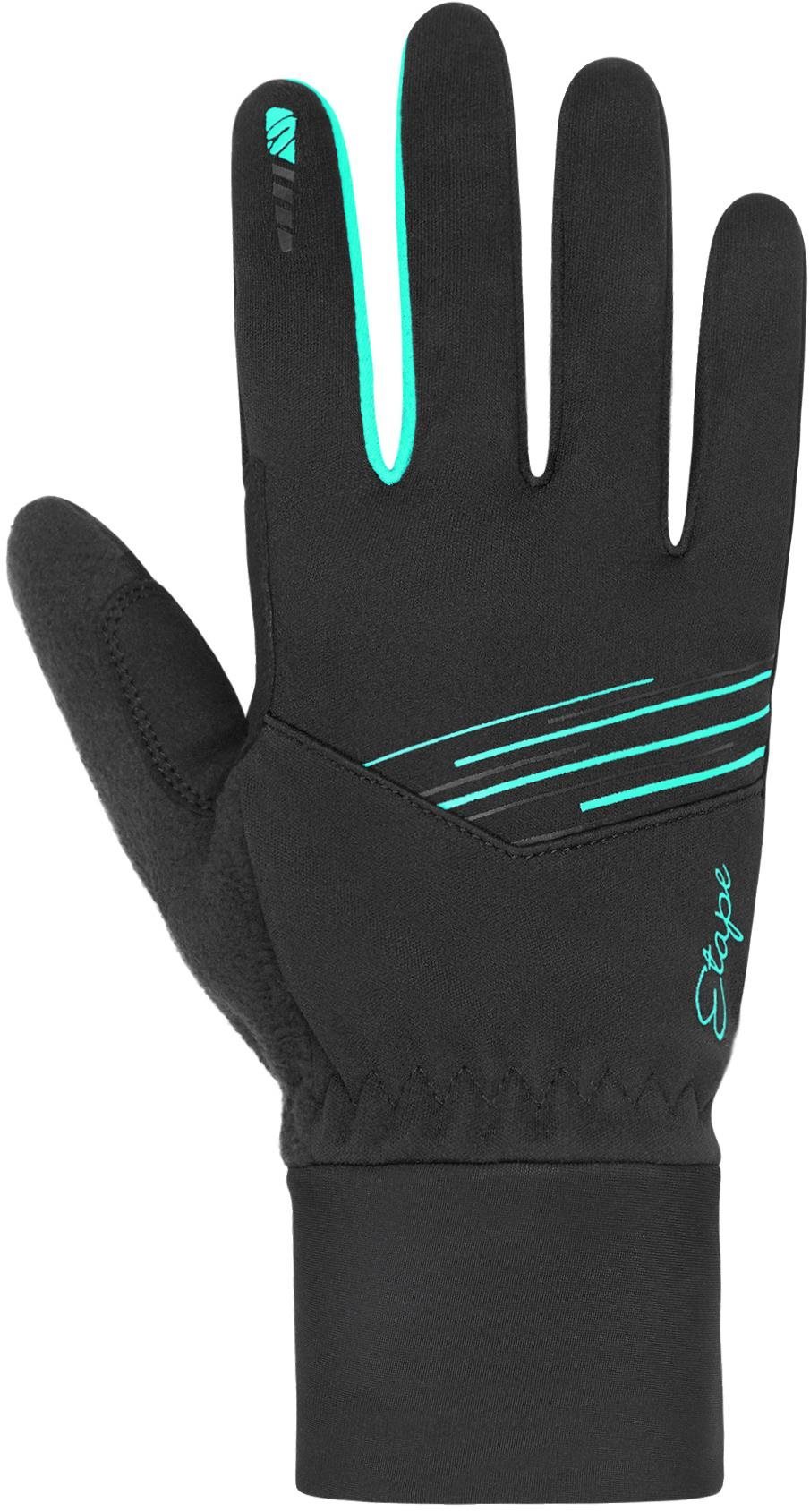 Etape Jasmine WS+ Black/Blue, veľ. S Rukavice na bežky