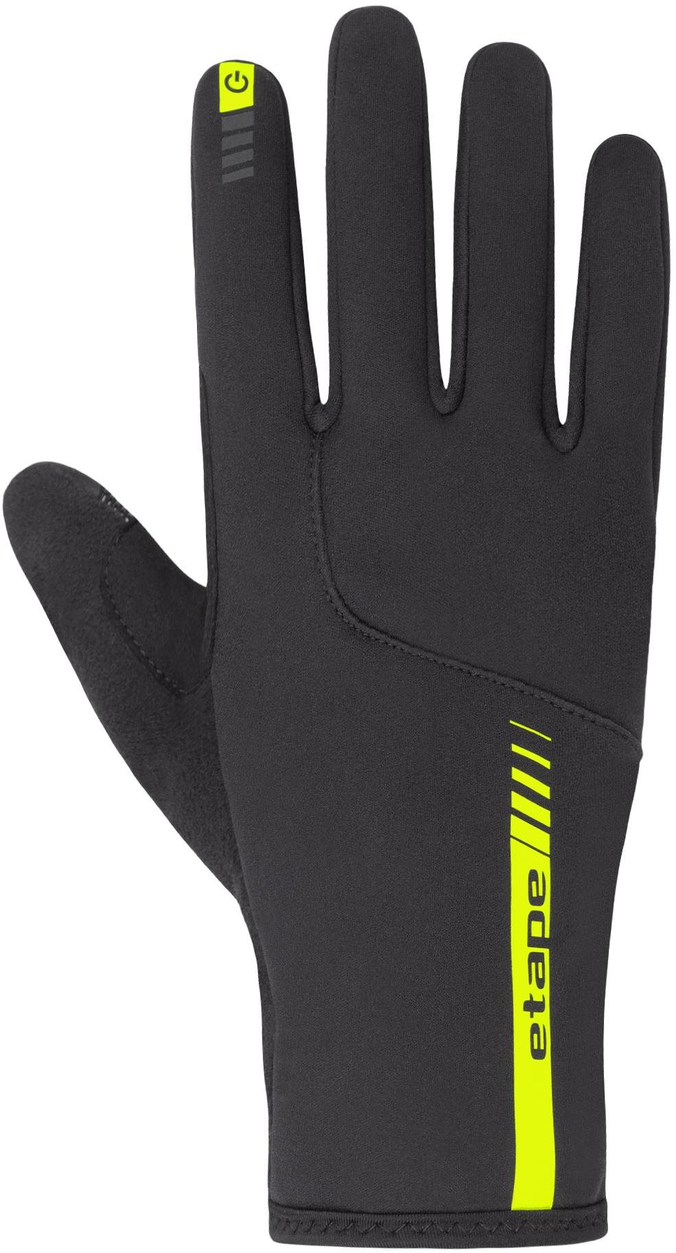 Etape Lake 2.0 WS+ Čierna/Žltá Fluo L 21,5 cm Rukavice na bežky