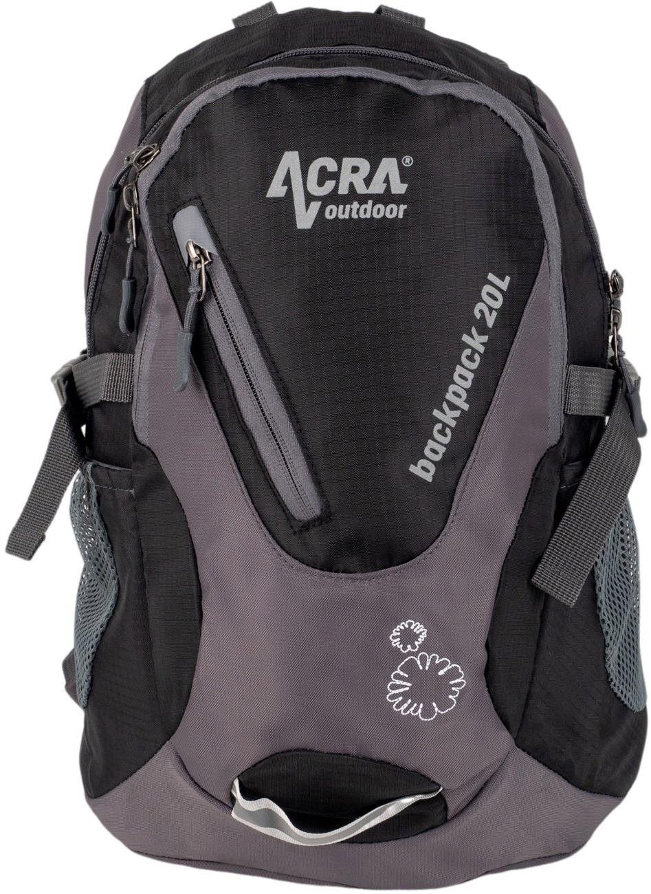Acra Turistický batoh 20 l čierny Turistický batoh