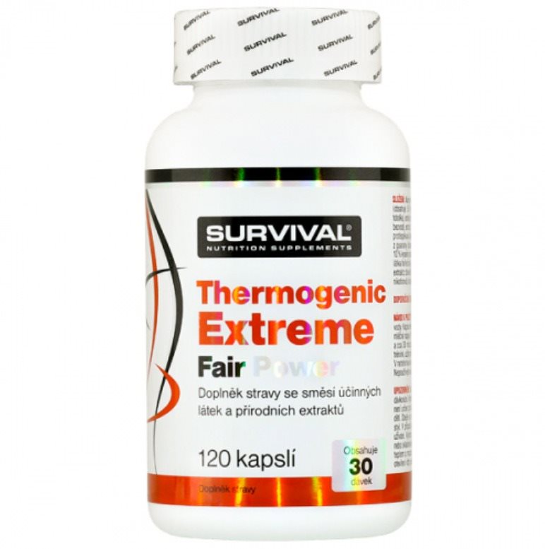 Survival Thermogenic Extreme Fair Power 120 cps Spalovač tuků