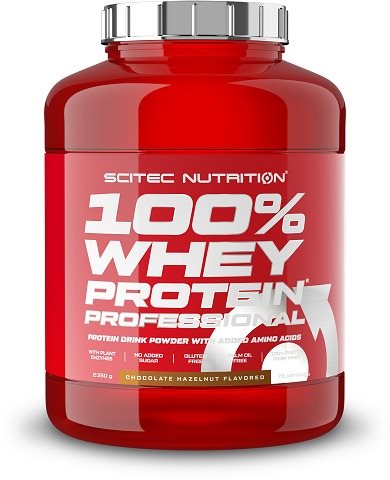 Scitec Nutrition 100% WP Professional 2350 g chocolate hazelnut...