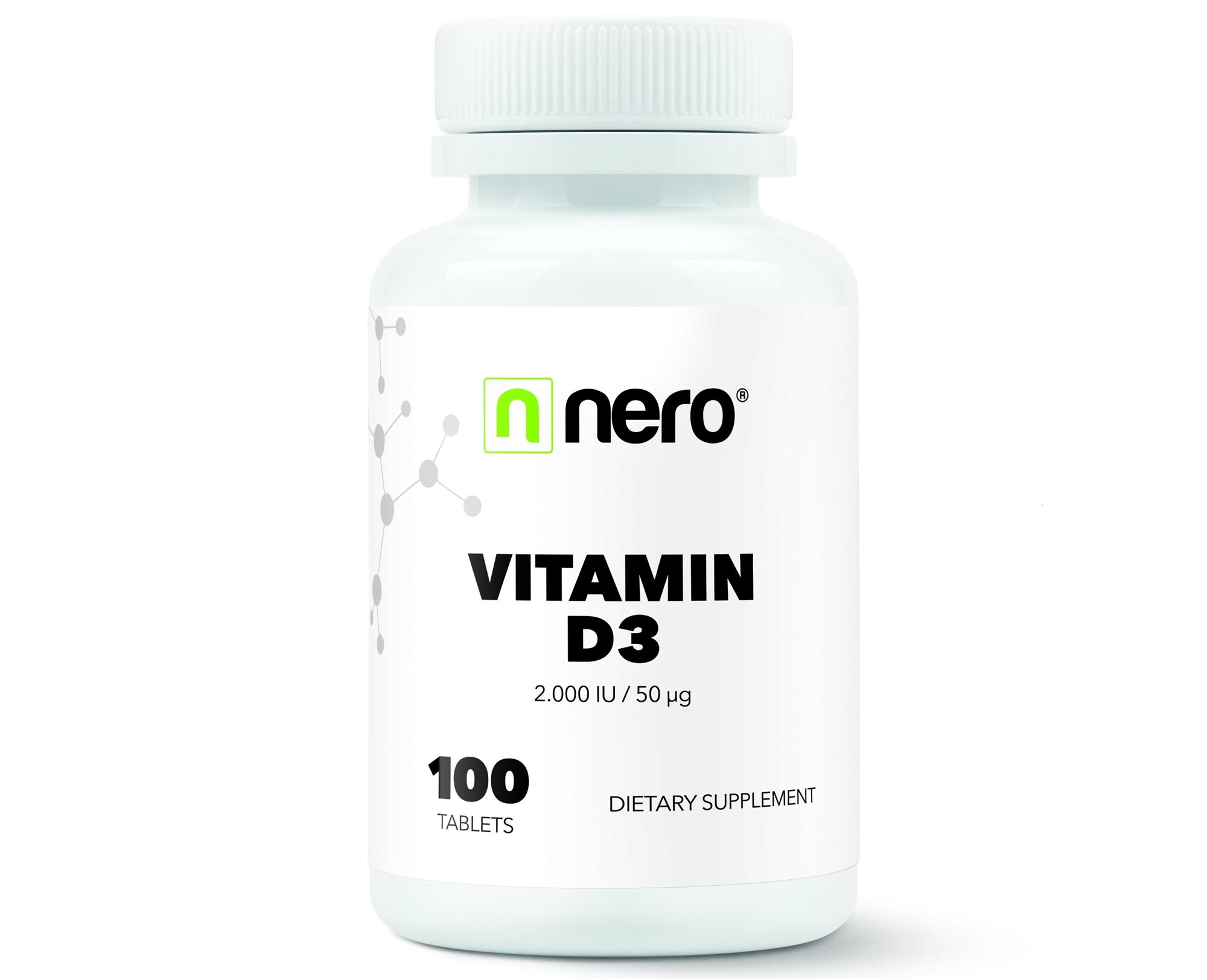 NERO Vitamín D3 2000 IU 100 tbl Vitamín D