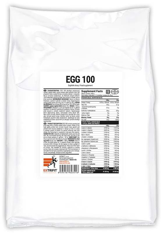 Extrifit Egg 100 1 000 g Proteín