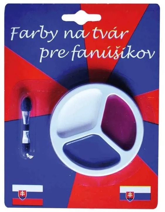 SPORTTEAM® Farby na tvár SR 1 Farba na tvár