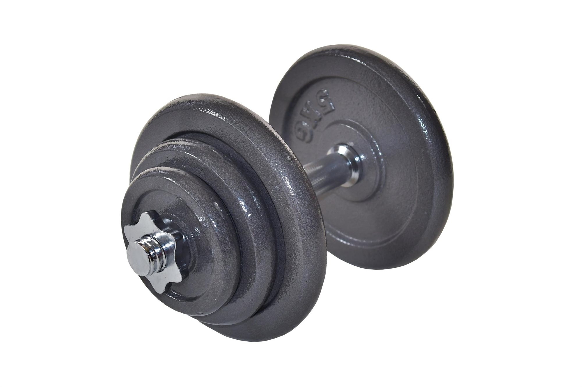FitnessLine Jednoruční nakládací činka - 20 kg Činka