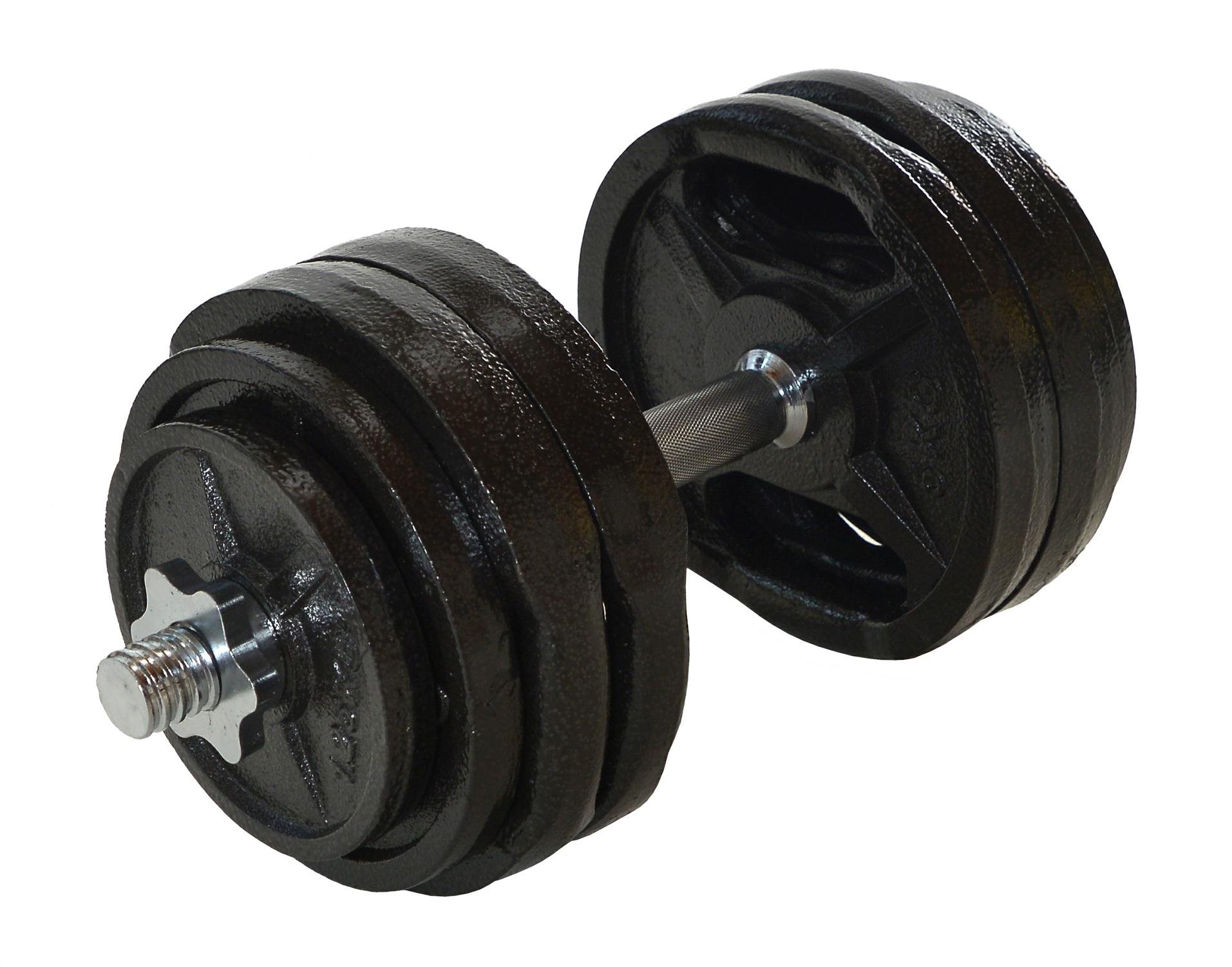 FitnessLine Jednoruční nakládací činka - 30 kg Činka