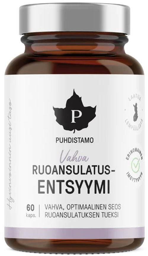 Puhdistamo Super Digestive Enzymes 60 kapslí (Vahva Ruoansulatus...
