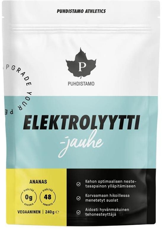 Puhdistamo Electrolyte Powder 240 g, ananas  Iontový nápoj