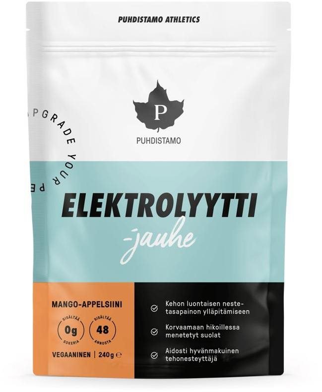Puhdistamo Electrolyte Powder 240 g mango orange Iontový nápoj