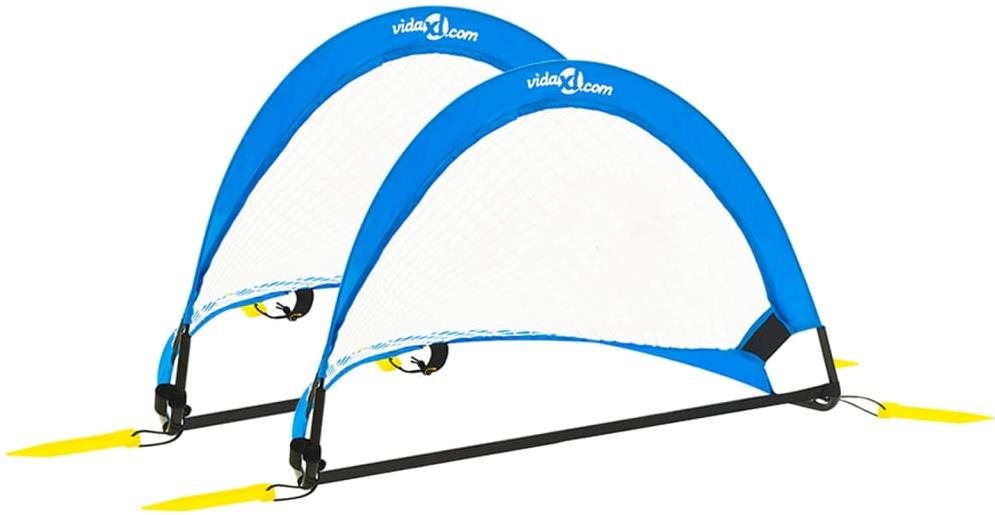 Shumee Detské futbalové bránky 2 ks úložný vak 75,5 × 46 × 48 cm...