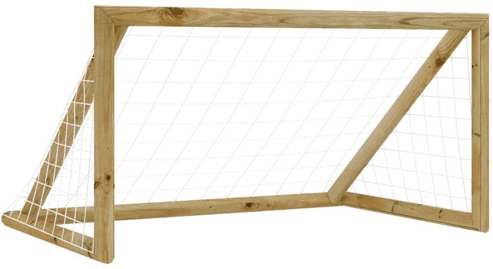 Shumee Futbalová bránka so sieťou 120 × 80 × 60 cm impregnovaná...
