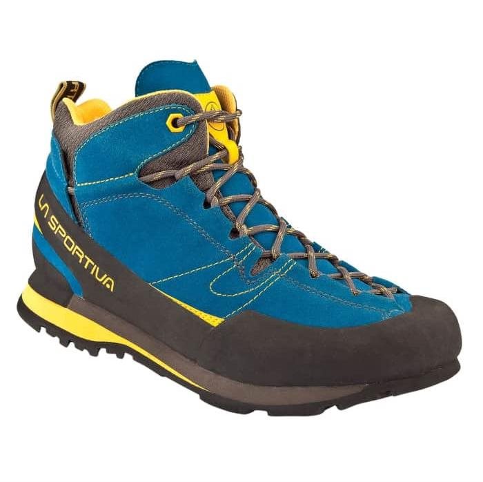 La Sportiva Boulder X Mid - Blue / Yellow 42 EU Trekové boty