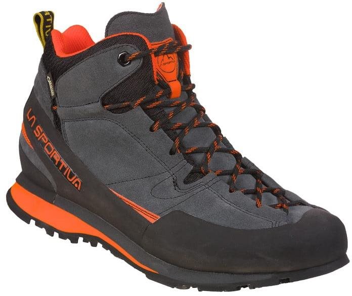 La Sportiva Boulder X Mid - Carbon / Flame 38 EU Trekové boty