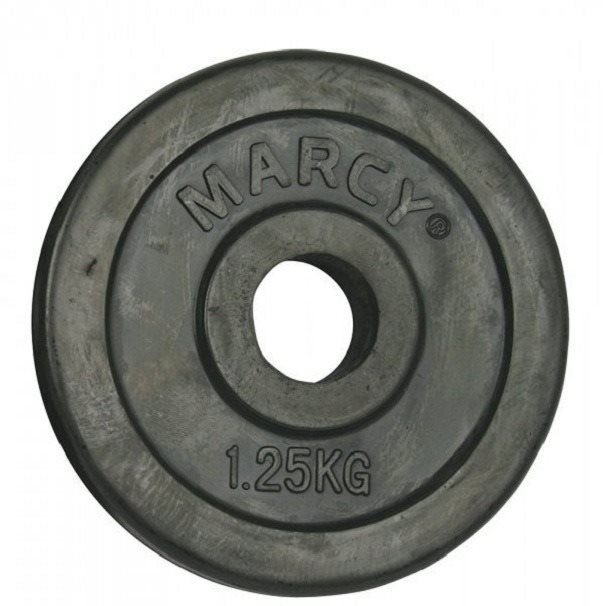 Kotouč pogumovaný TUNTURI 1,25 kg / 30 mm pár Závaží na činky