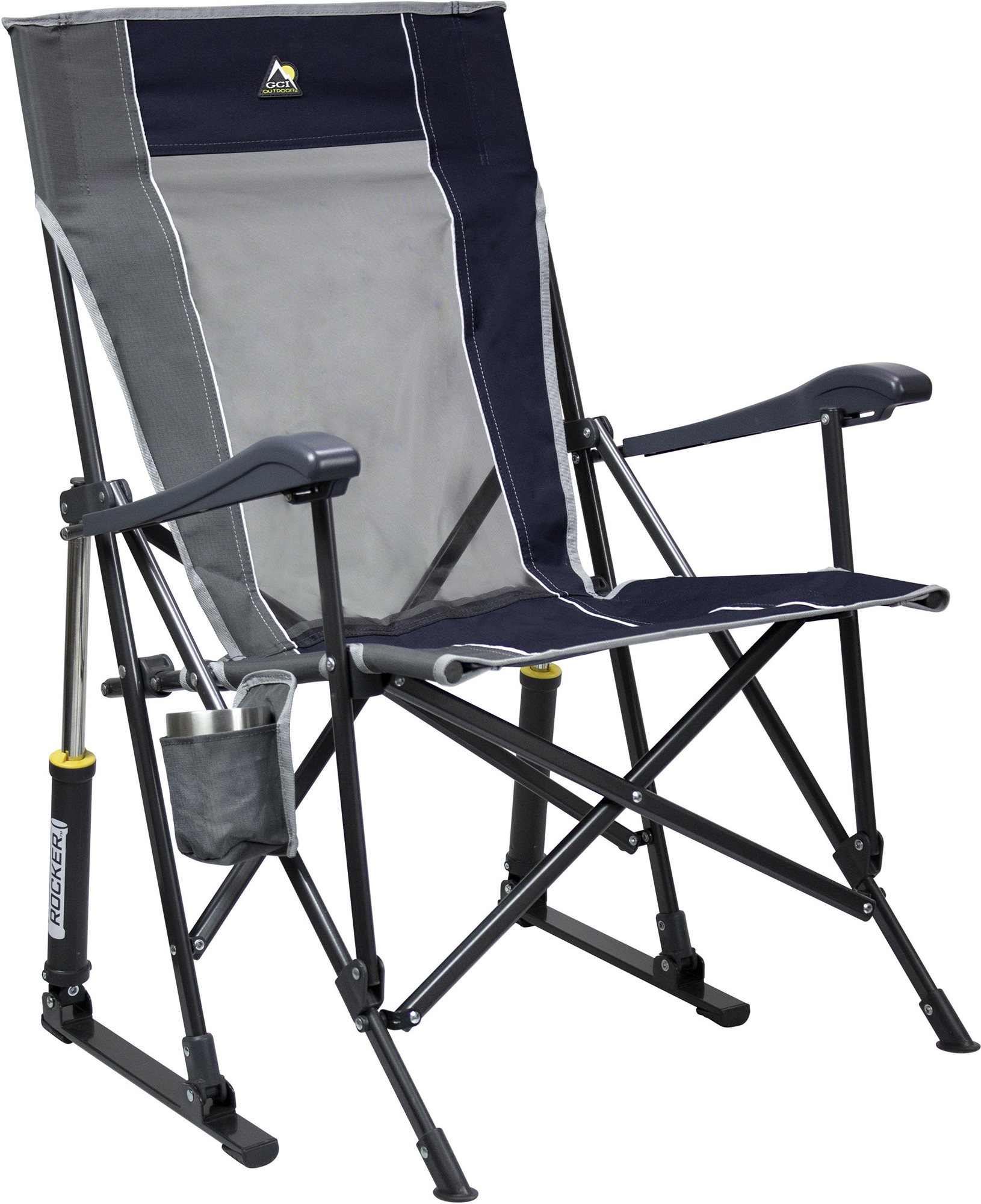 GCI Outdoor RoadTrip Rocker™ Indigo Blue Kempingová stolička