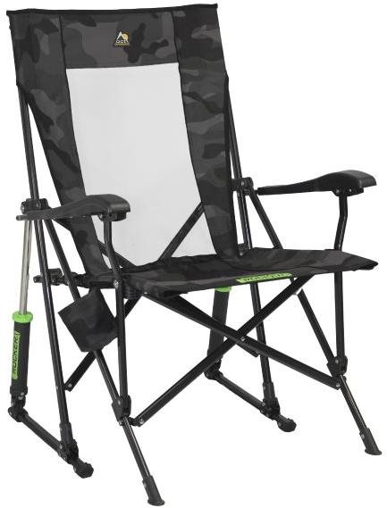 GCI Outdoor RoadTrip Rocker™ Stealth Camo Kempingová stolička