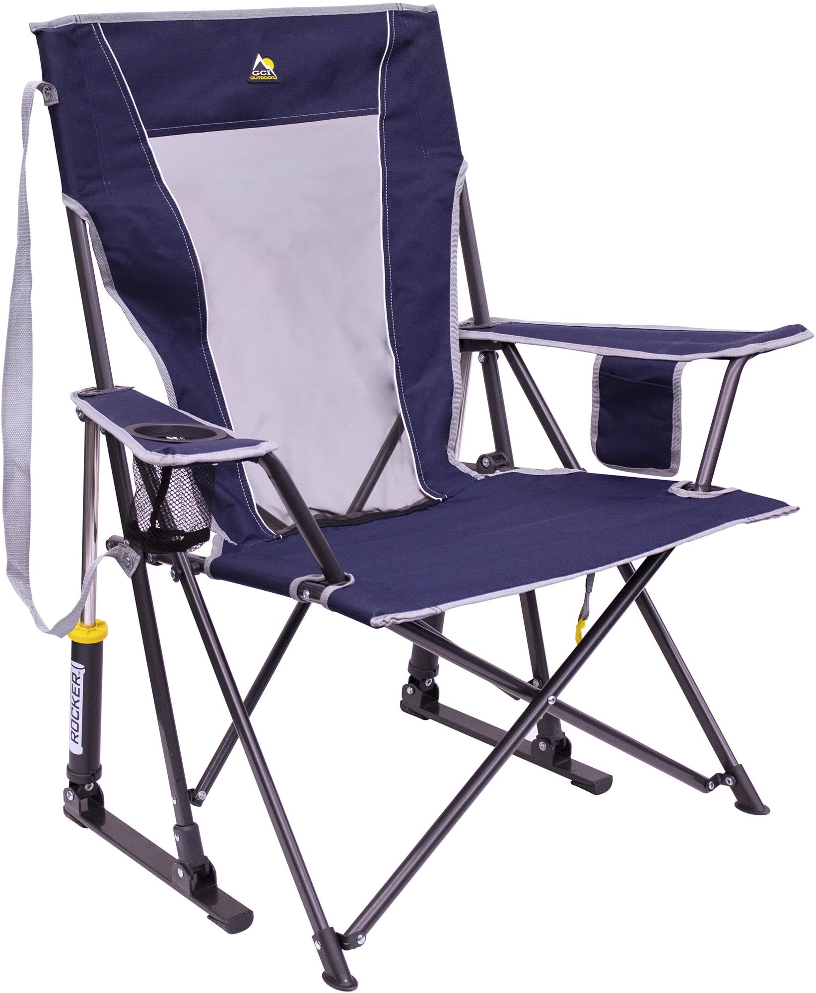 GCI Outdoor Comfort Pro Rocker™ Indigo Blue Kempingová stolička