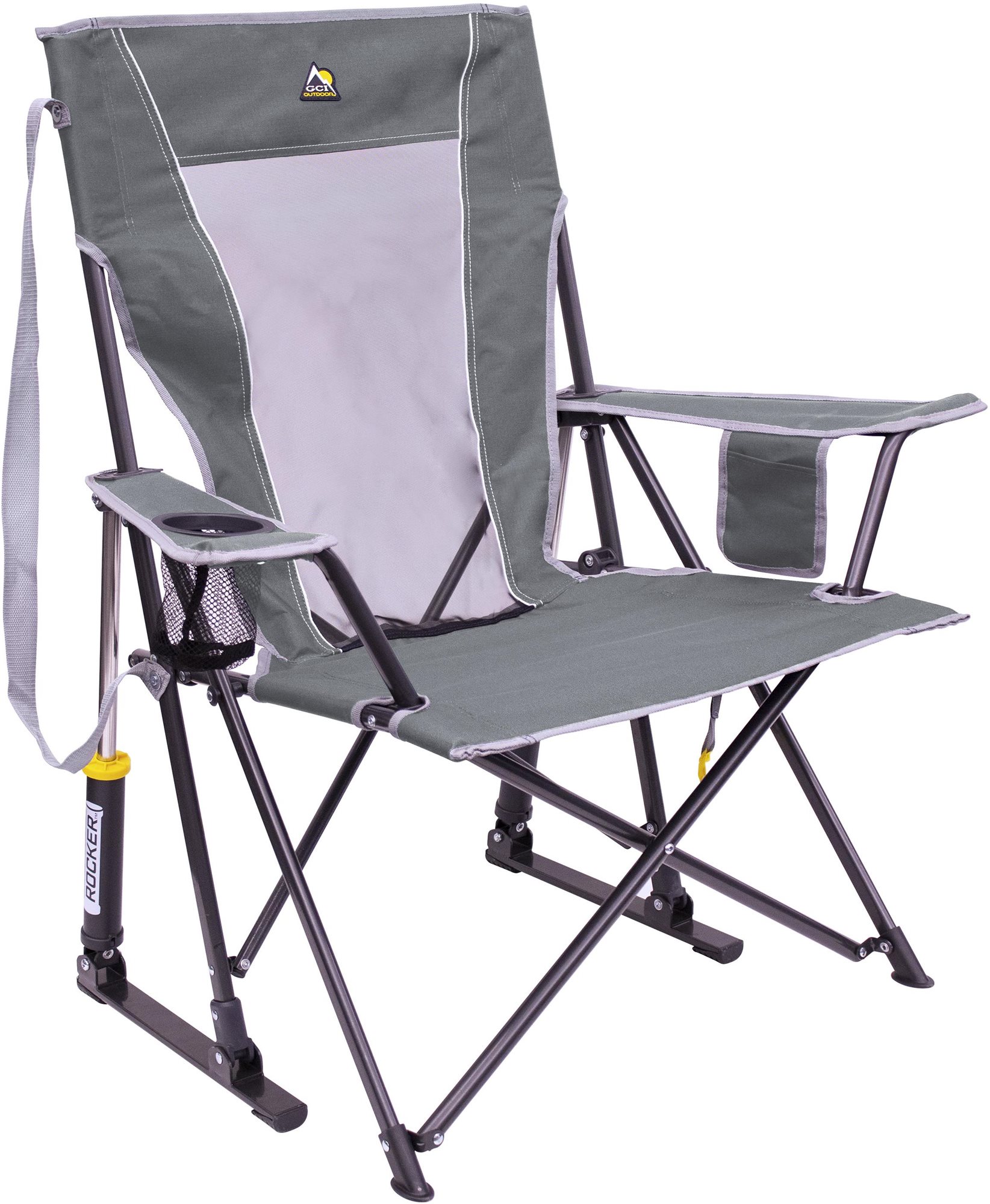 GCI Outdoor Comfort Pro Rocker™ Mercury Gray Kempingová stolička