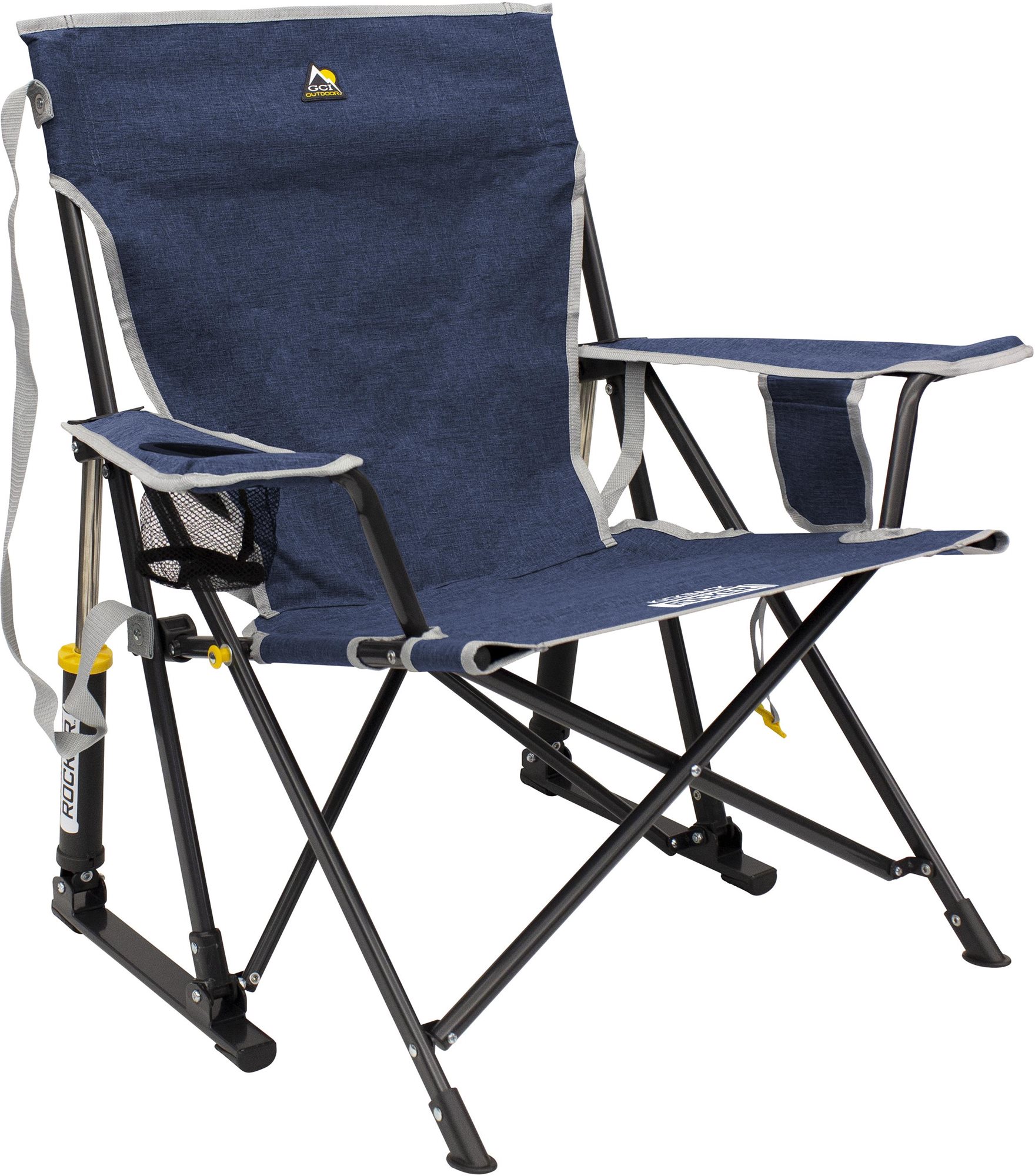 GCI Outdoor Kickback Rocker™ Heathered Indigo Kempingová stolička