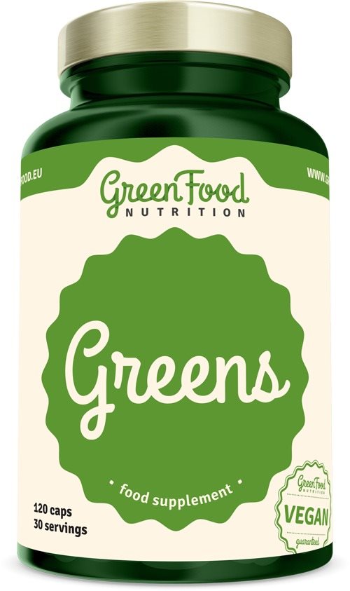 GreenFood Nutrition Greens 120cps Doplnok stravy