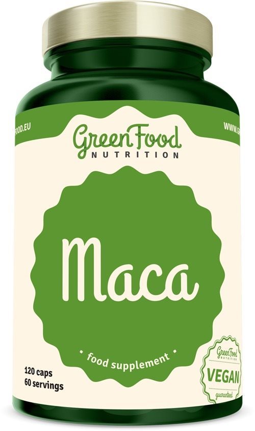 GreenFood Nutrition Maca 120 kapsúl Maca