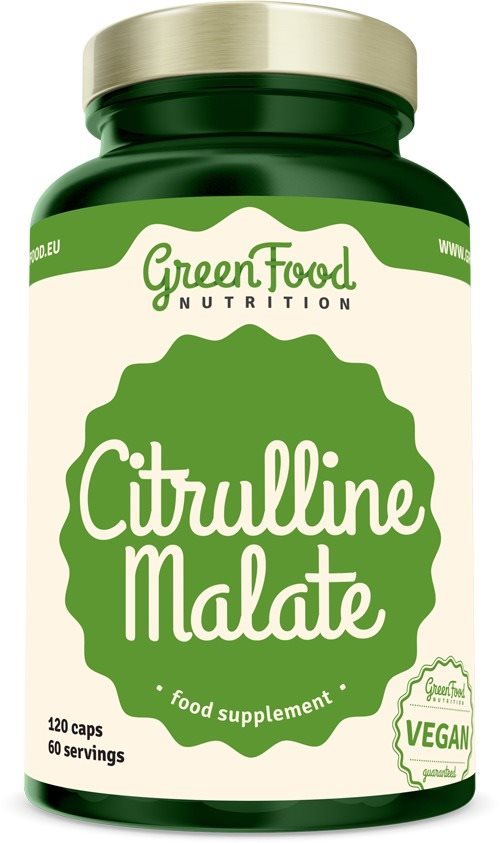GreenFood Nutrition Citrulline Malate 120 ks Aminokyseliny