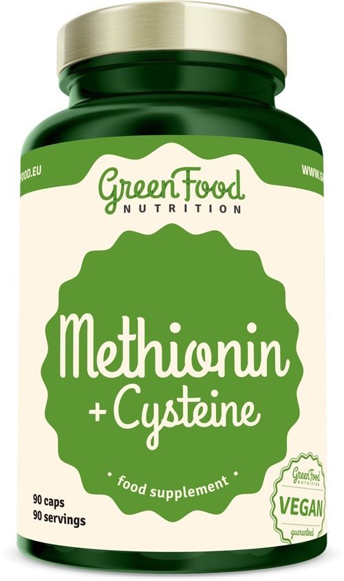 GreenFood Nutrition Methionin 90 kapsúl Doplnok stravy