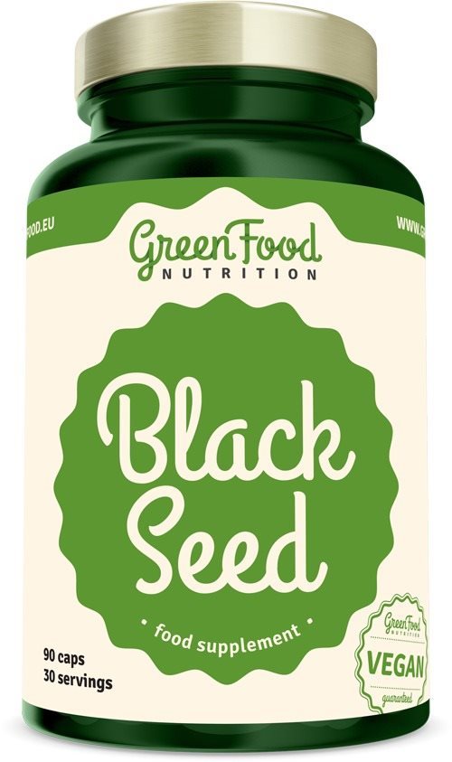 GreenFood Nutrition Black Seed 90 kapslí Doplněk stravy