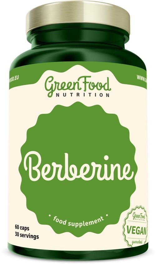 GreenFood Nutrition Berberine Hcl 60 kapsúl Doplnok stravy