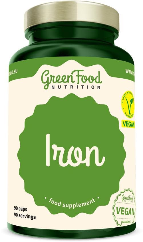 GreenFood Nutrition Iron 90 kapsúl Železo