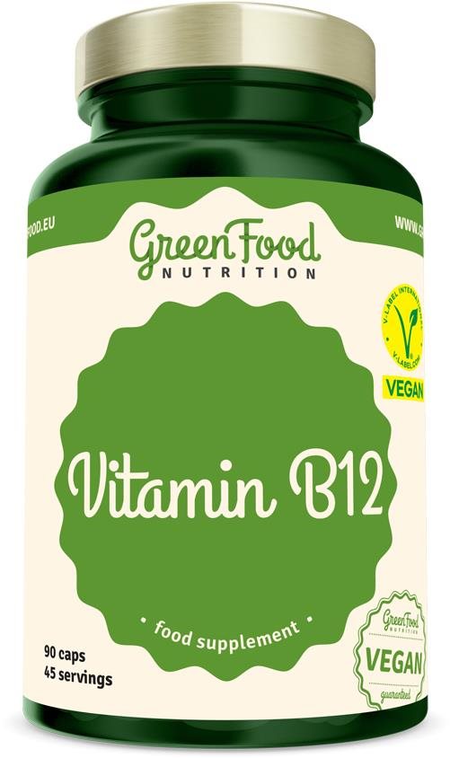 GreenFood Nutrition Vitamín B12 90 kapsúl Vitamín B