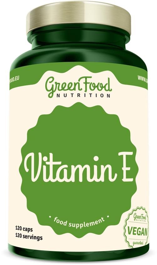 GreenFood Nutrition Vitamín E 120 kapsúl Vitamín E