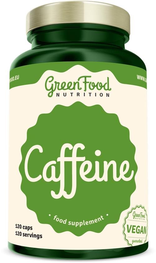 GreenFood Nutrition Caffeine 120 kapsúl Kofeínové tabletky